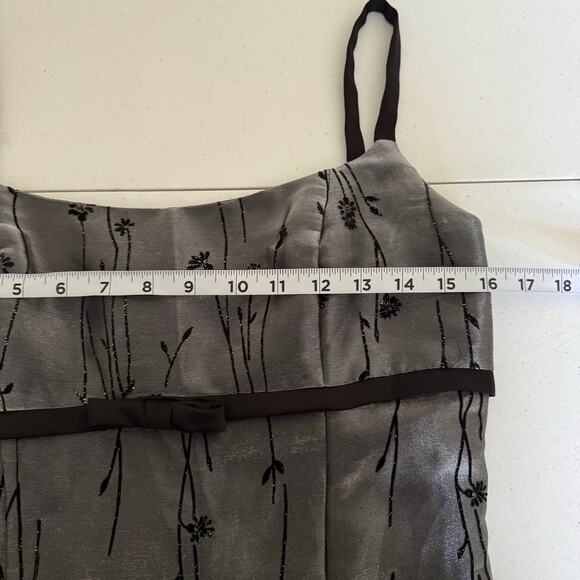 Dave‎ & Johnny Vintage Dress Women’s 7/8 Y2K Whimsigoth Empire Waist Long Gown - Picture 9 of 11